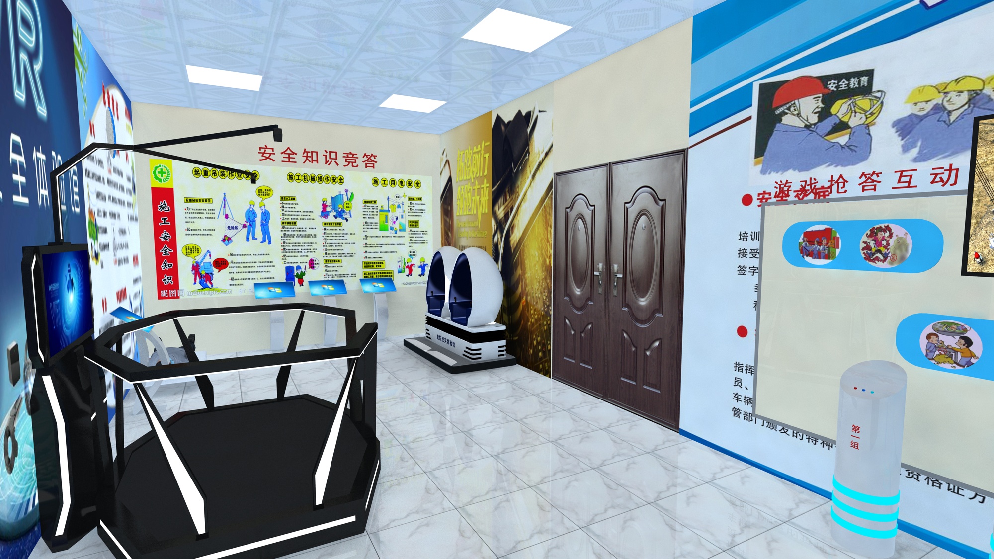 VR技術(shù)帶您進(jìn)入施工的危險(xiǎn)！江蘇建筑企業(yè)在工地施工現(xiàn)場設(shè)立VR安全體驗(yàn)館，引導(dǎo)工人安全生產(chǎn)